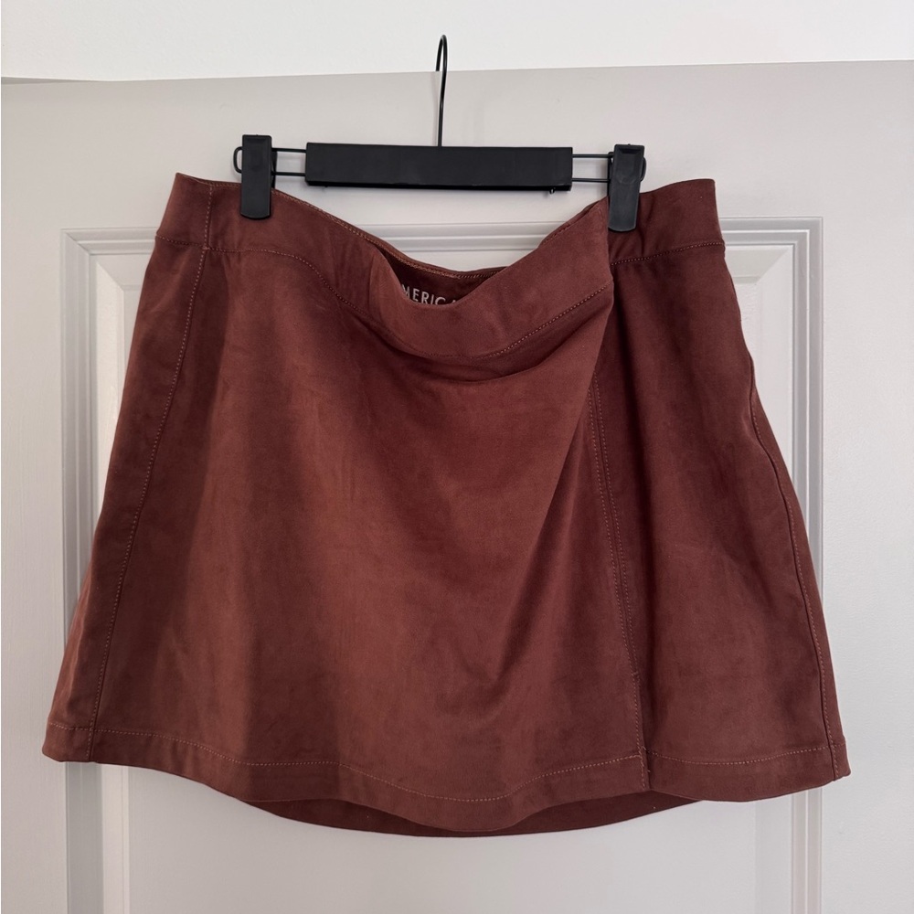 American Eagle Outfitters Women's Tan Mini Skirt